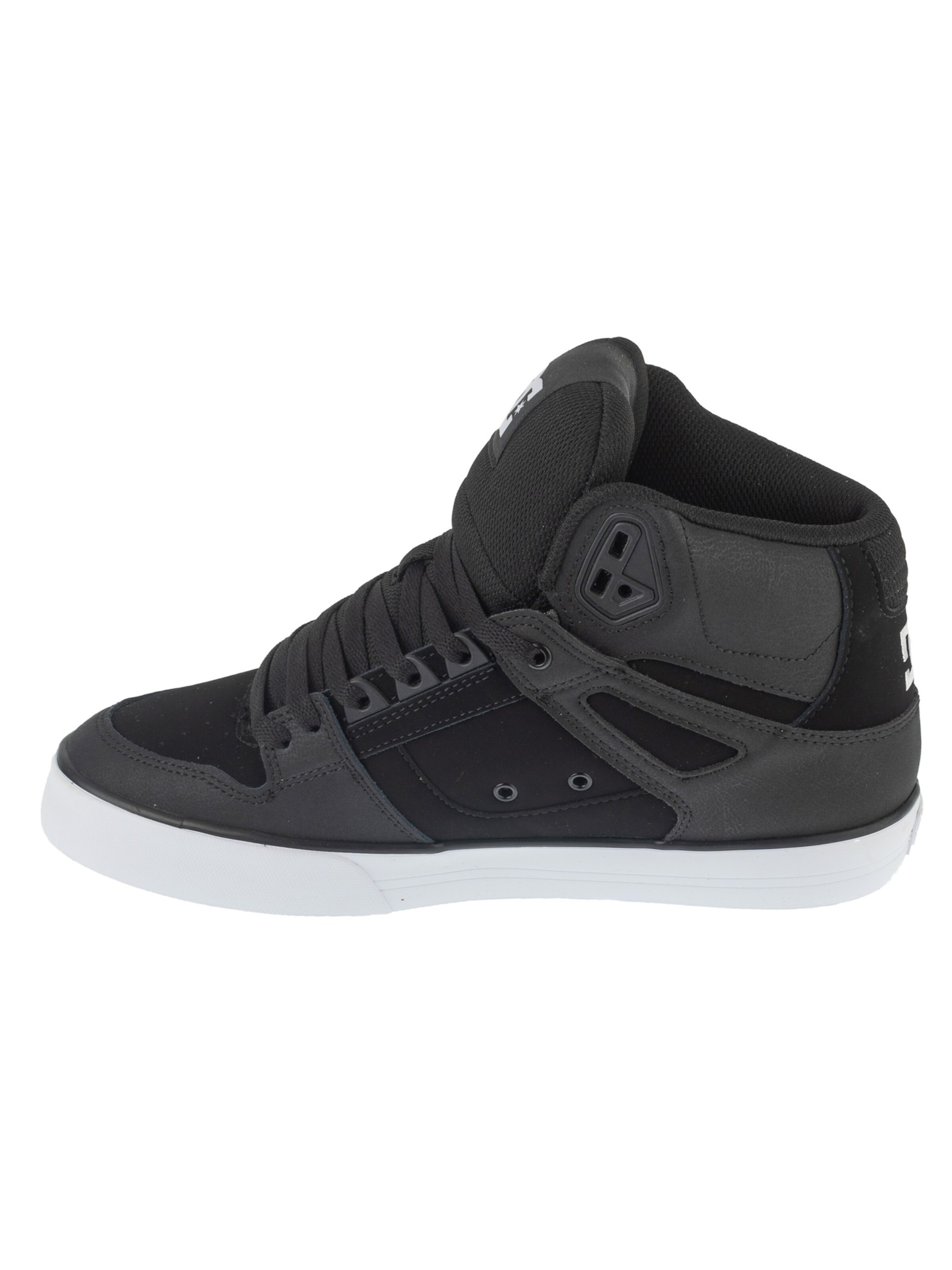 DC Shoes High-Top Sneakers 'Pure' in Black: front