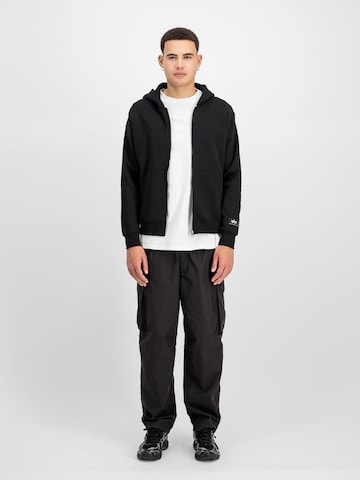 Felpa di ALPHA INDUSTRIES in nero