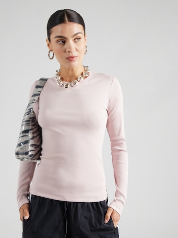JJXX T-shirt 'JXFREYA' i lila: framsida