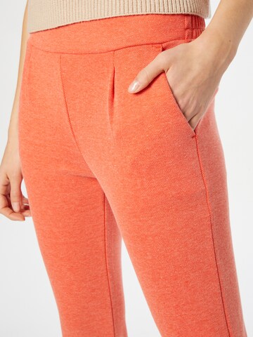 ICHI Skinny Trousers in Orange