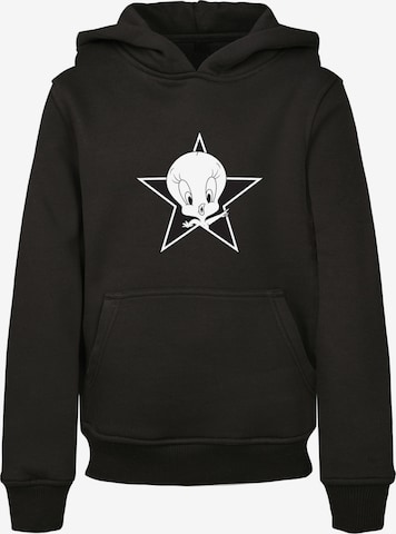 F4NT4STIC Sweatshirt 'Looney Tunes' in Zwart: voorkant