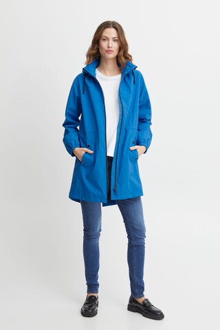 Fransa Between-Seasons Coat 'Pafasa' in Blue