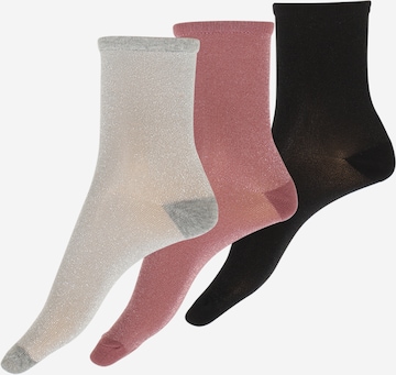 BeckSöndergaard Κάλτσες 'Dina Solid Mix 3' σε ανάμεικτα χρώματα: μπροστά