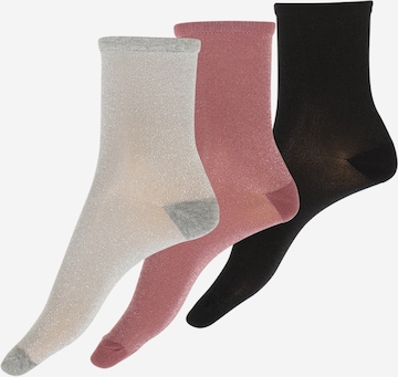 Chaussettes 'Dina Solid Mix 3' BeckSöndergaard en mélange de couleurs : devant