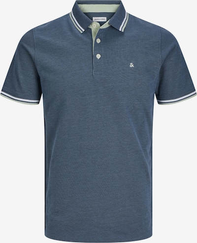 Marškinėliai 'JJEPaulos' iš JACK & JONES, spalva – tamsiai mėlyna / pastelinė žalia / balta, Prekių apžvalga