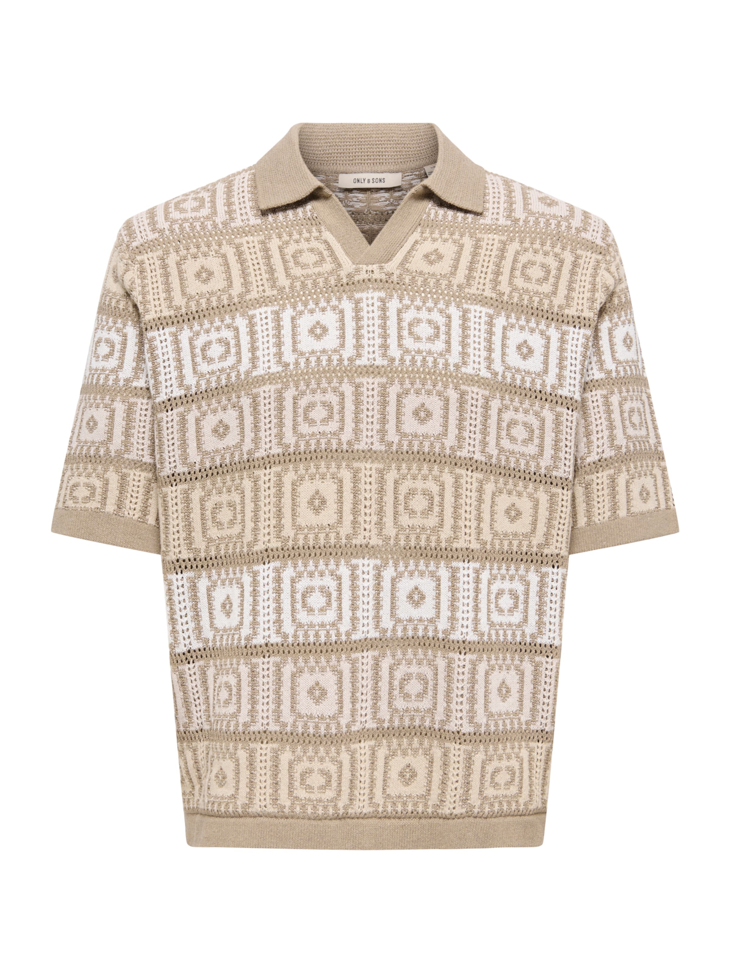 Pull-over Only & Sons en marron : devant