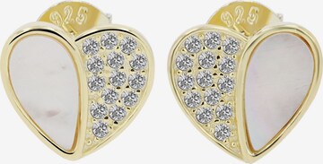 Akzent Earrings '"Aveline" aus 925 Sterlingsilber, rhodiniert, langlebig' in Gold: front