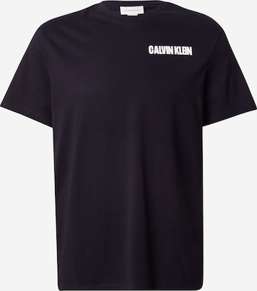 Calvin Klein Jeans Тениска в черно: отпред