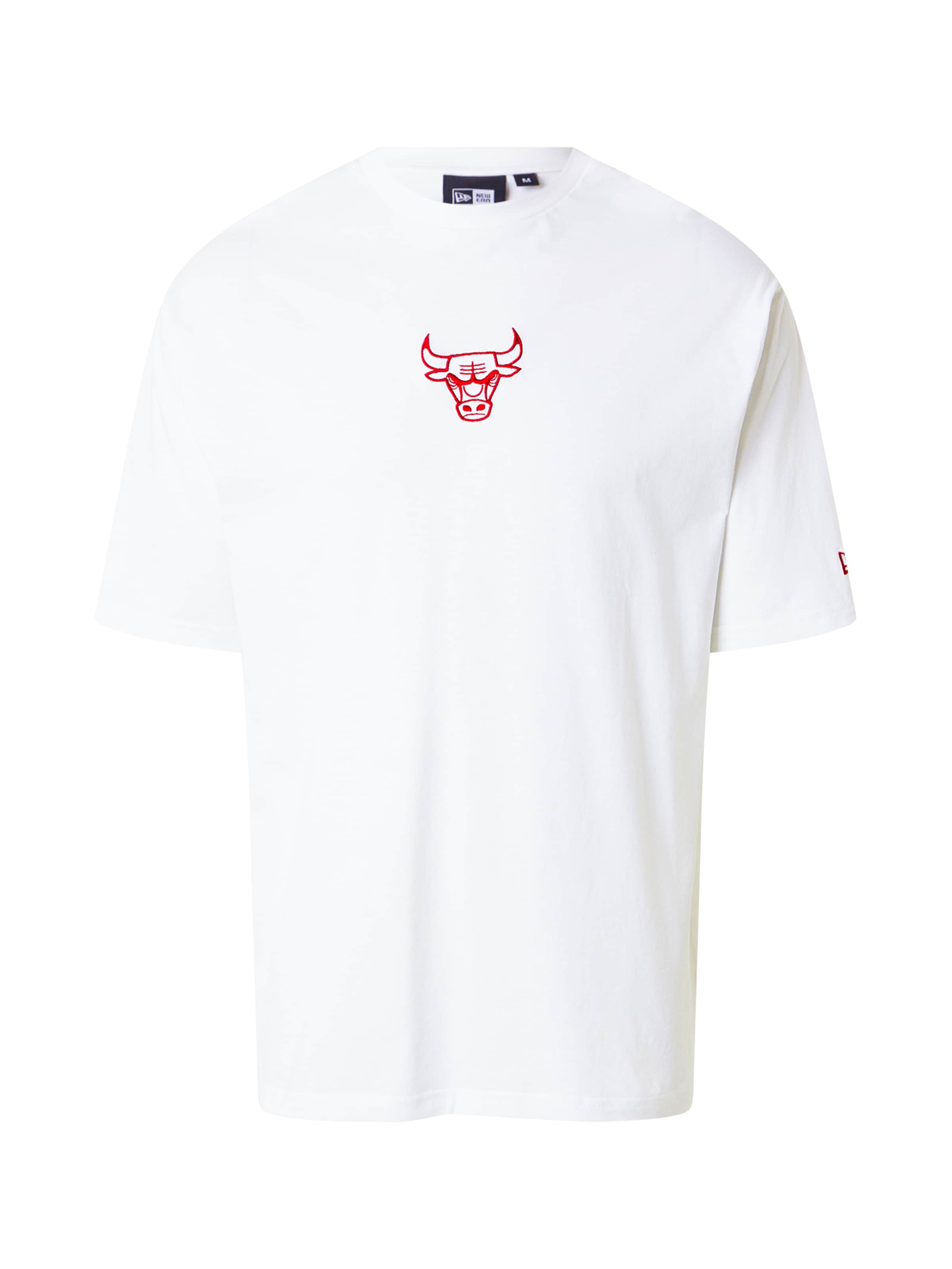 NEW ERA T-shirt 'NBA' i eldröd / vit, Produktvy