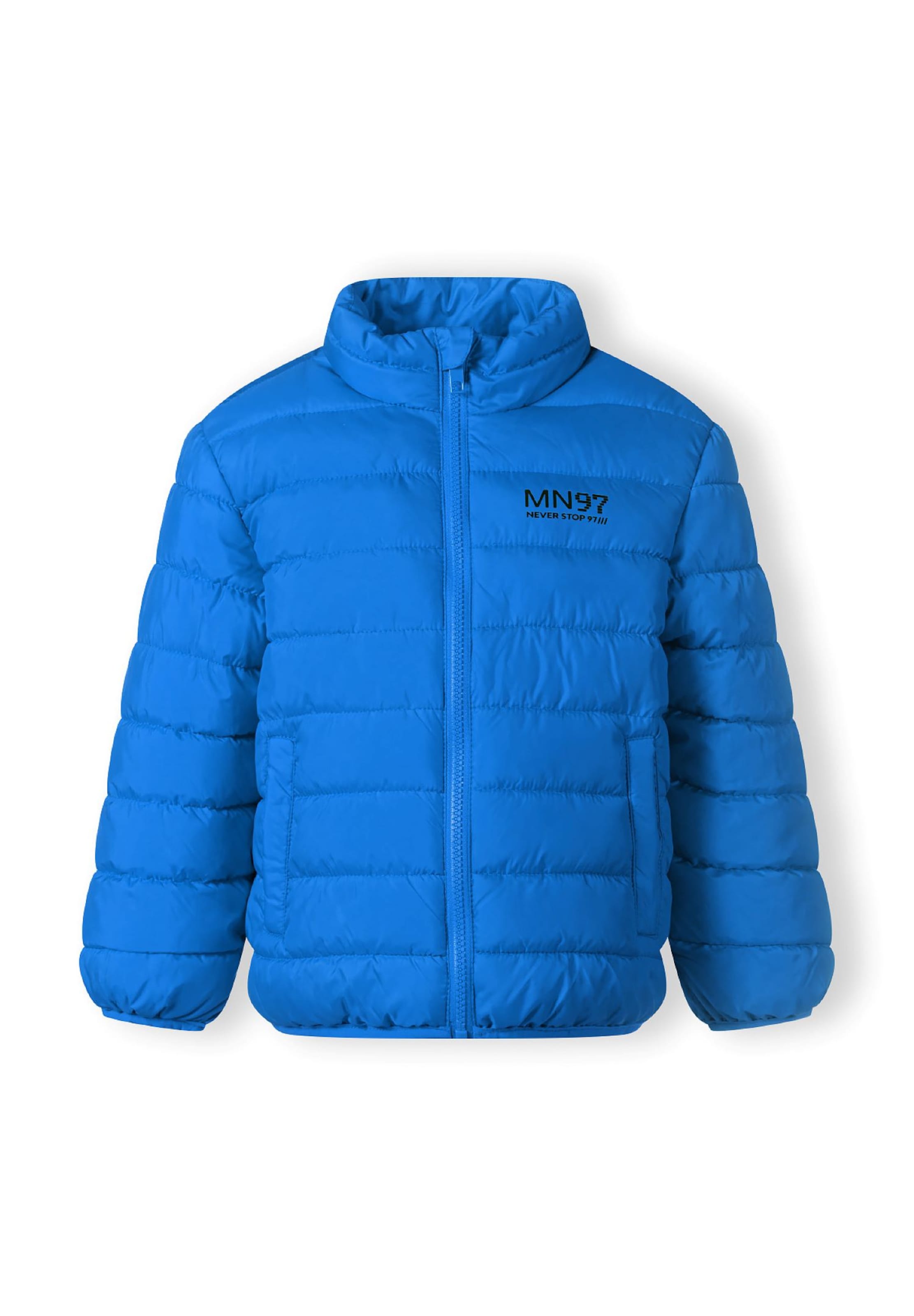 MINOTI Φθινοπωρινό και ανοιξιάτικο μπουφάν σε μπλε: μπροστά