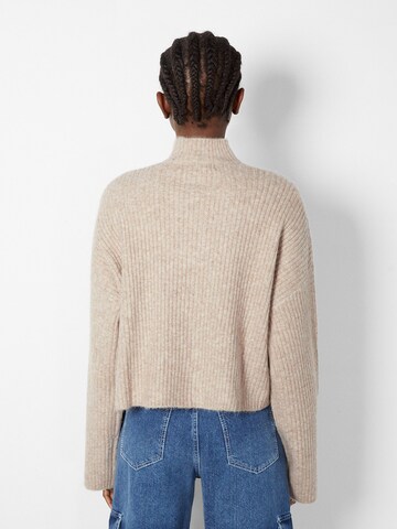 Bershka Sweater in Beige