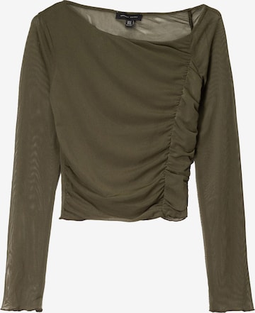 Bershka Blouse in Green: front