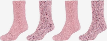 camano Sokken in Roze: voorkant