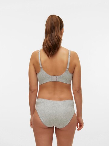 Bustier Soutien-gorge d’allaitement 'MLMILU' MAMALICIOUS en gris