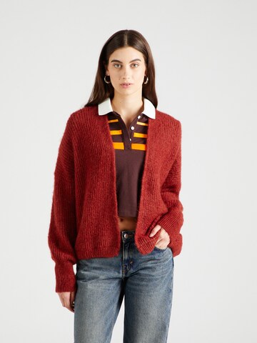 AMERICAN VINTAGE Knit Cardigan 'EAST' in Red: front