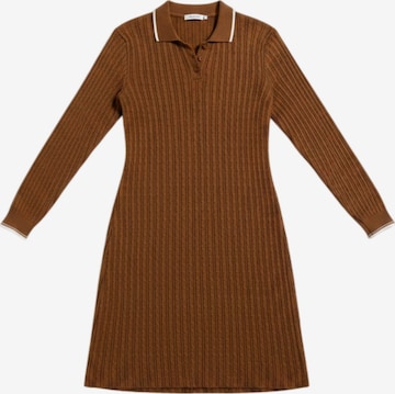 Robes en maille Kleidermafia en beige : devant