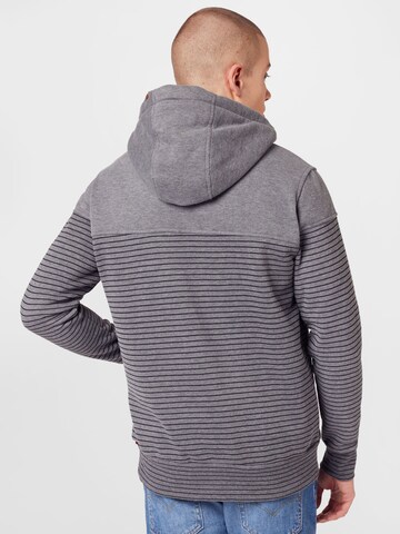 Alife and Kickin Zip-Up Hoodie in Grey