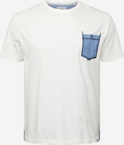 s.Oliver T-Shirt in blue denim / schwarz / offwhite, Produktansicht