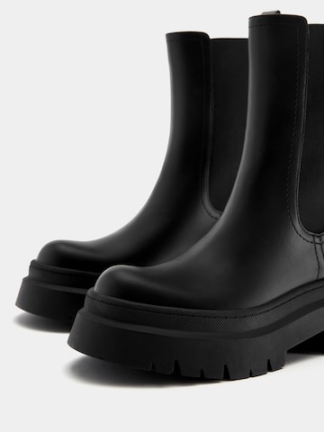 Chelsea Boots Pull&Bear en noir