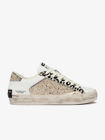 Crime London Sneakers in Gold: Vorderseite