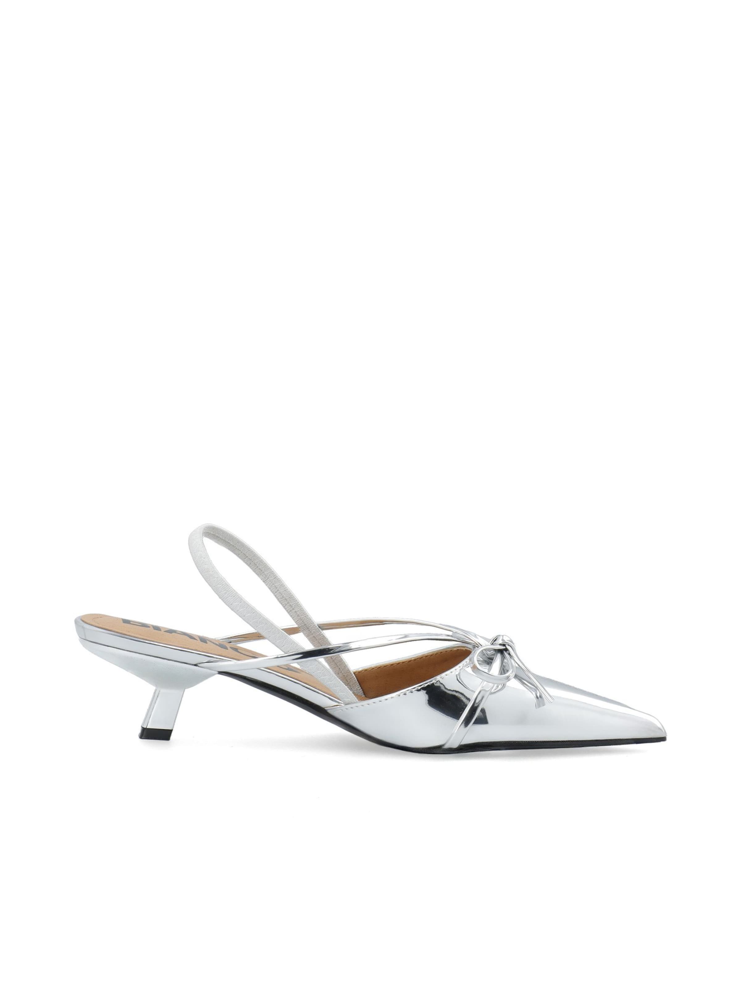 Bianco Slingback pumps 'Kristin' in Silver