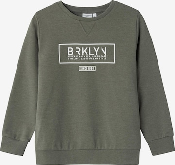 NAME IT Sweatshirt 'VALON' in Green: front