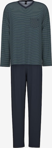 CALIDA Pyjama lang in Blauw: voorkant