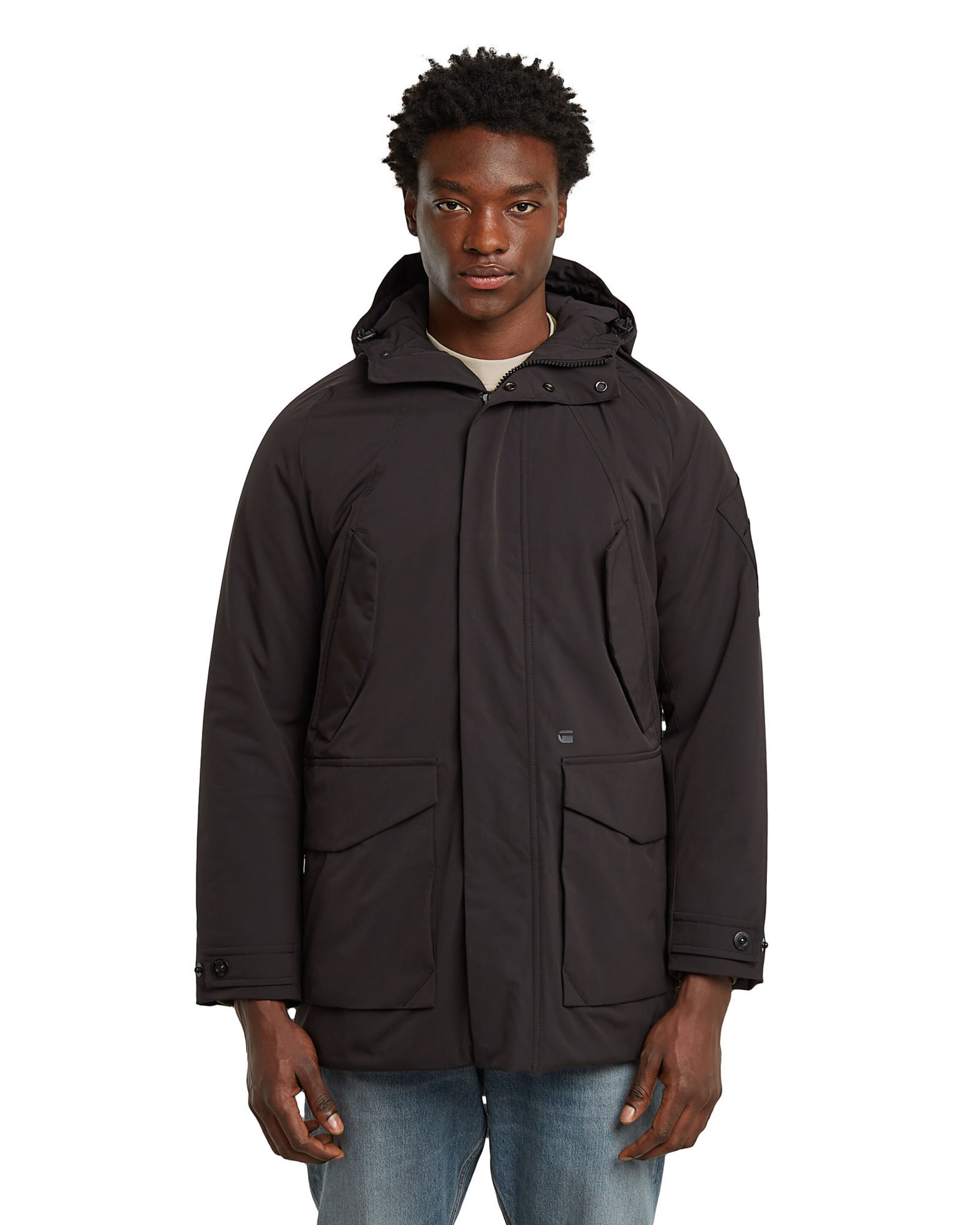 G-STAR Tussenparka in Bruin: voorkant