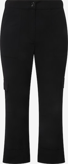 Ulla Popken Pantalon cargo 'Mandy' en noir, Vue avec produit