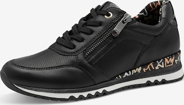 Baskets basses MARCO TOZZI en noir : devant