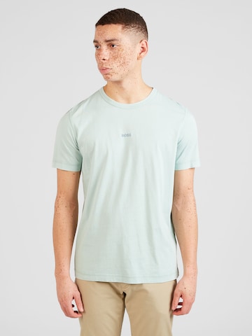 T-Shirt 'Tokks' BOSS Orange en vert : devant