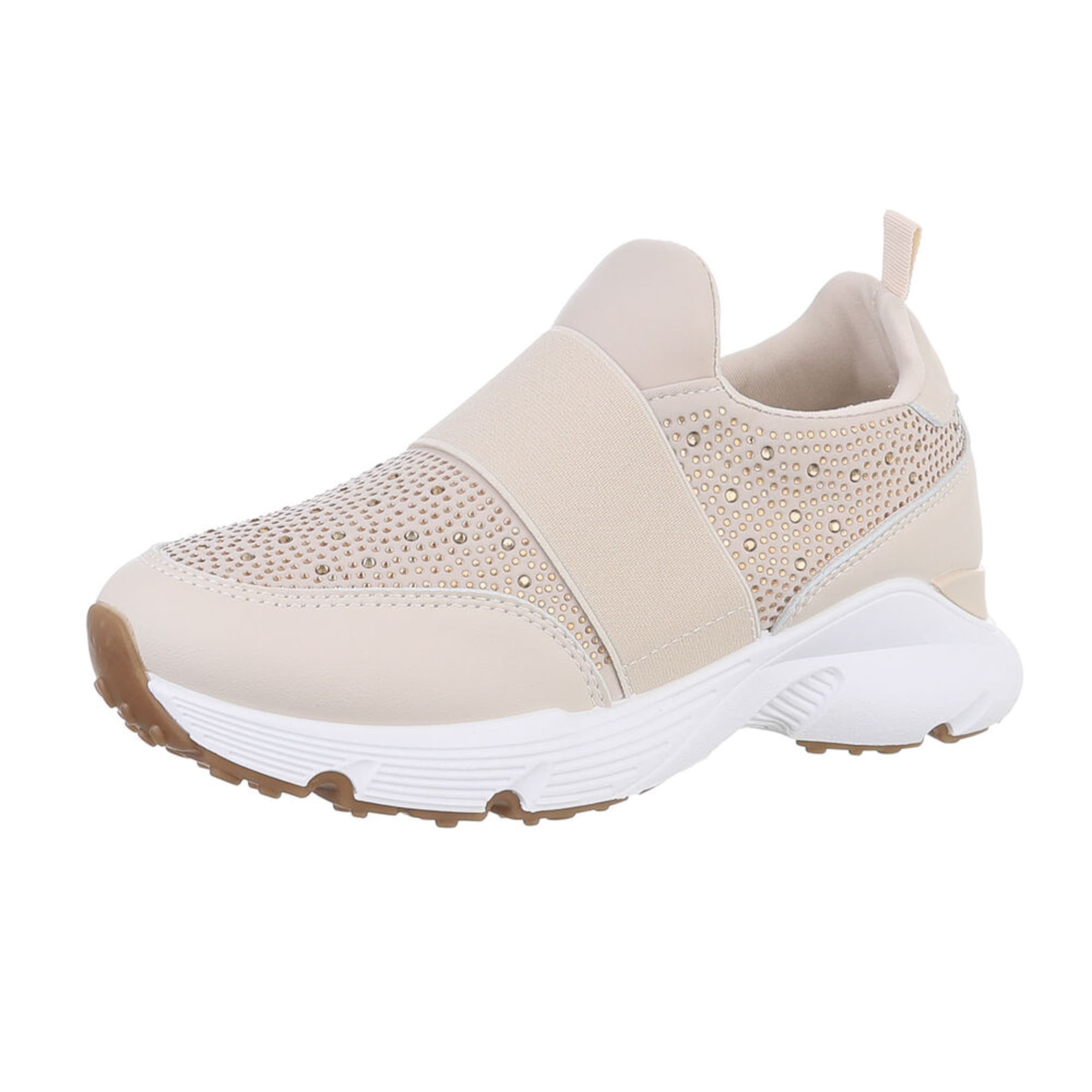 Ital-Design Sneaker low in Beige: Vorderseite