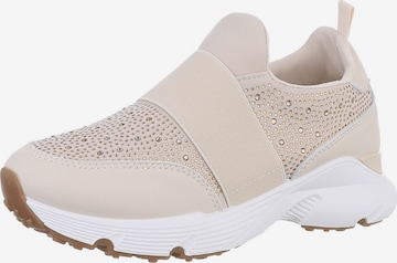 Ital-Design Sneakers in Beige: front