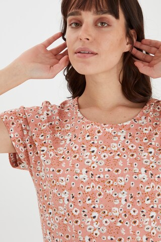 Fransa Shirt mit Allover Print in Pink