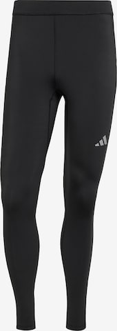 ADIDAS PERFORMANCESkinny Sportske hlače - crna boja: prednji dio