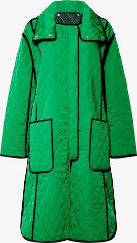 FRENCH CONNECTION Between-Seasons Coat 'Klio' in Green: front