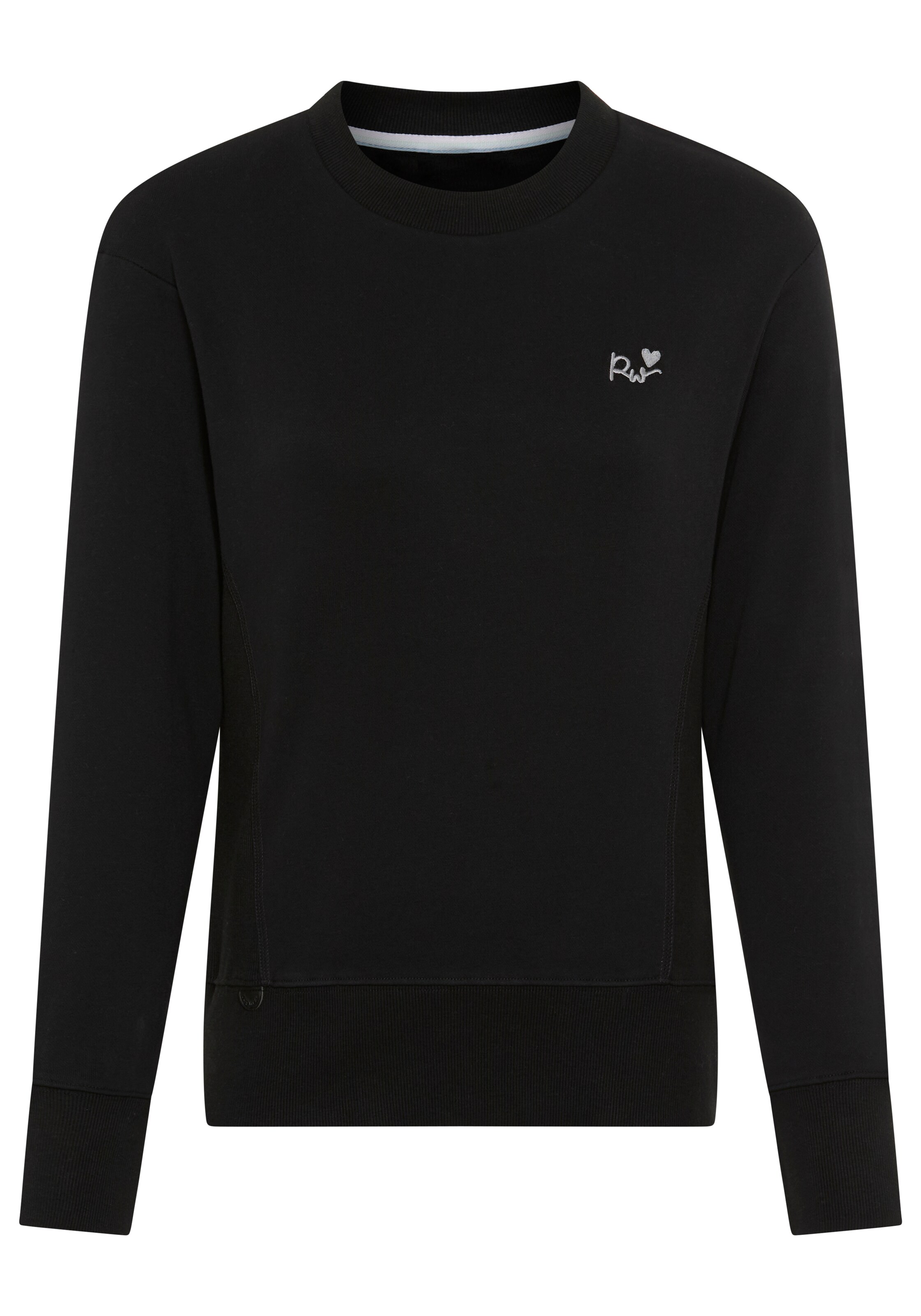 Ragwear Sweatshirt in Black: front
