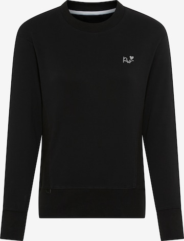 Ragwear Sweatshirt in Black: front