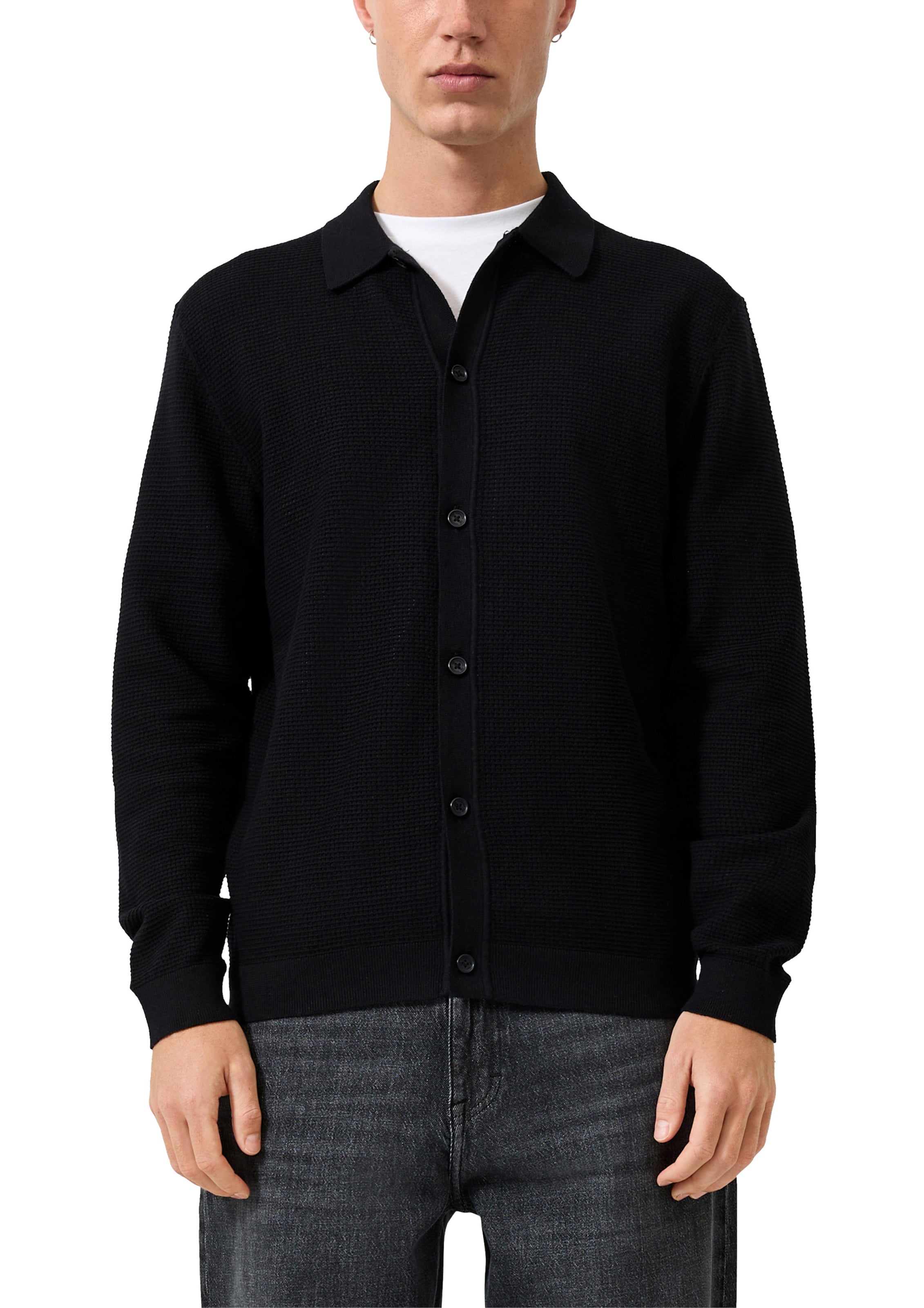 Vestes en maille QS en noir