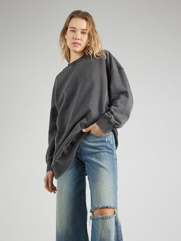 Monki - Sweatshirt em cinzento: frente