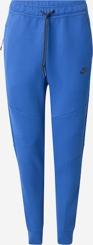 Nike Sportswear Pants 'TCH FLC' in Blue: front