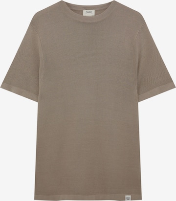 Pull&Bear Shirt in Bruin: voorkant