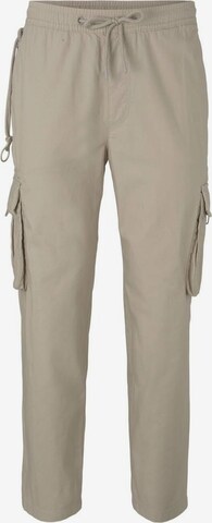 TOM TAILOR DENIM Cargobukser i beige: forside