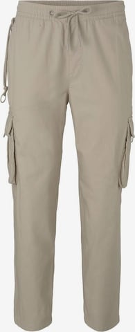 regular Pantaloni cargo di TOM TAILOR DENIM in beige: frontale