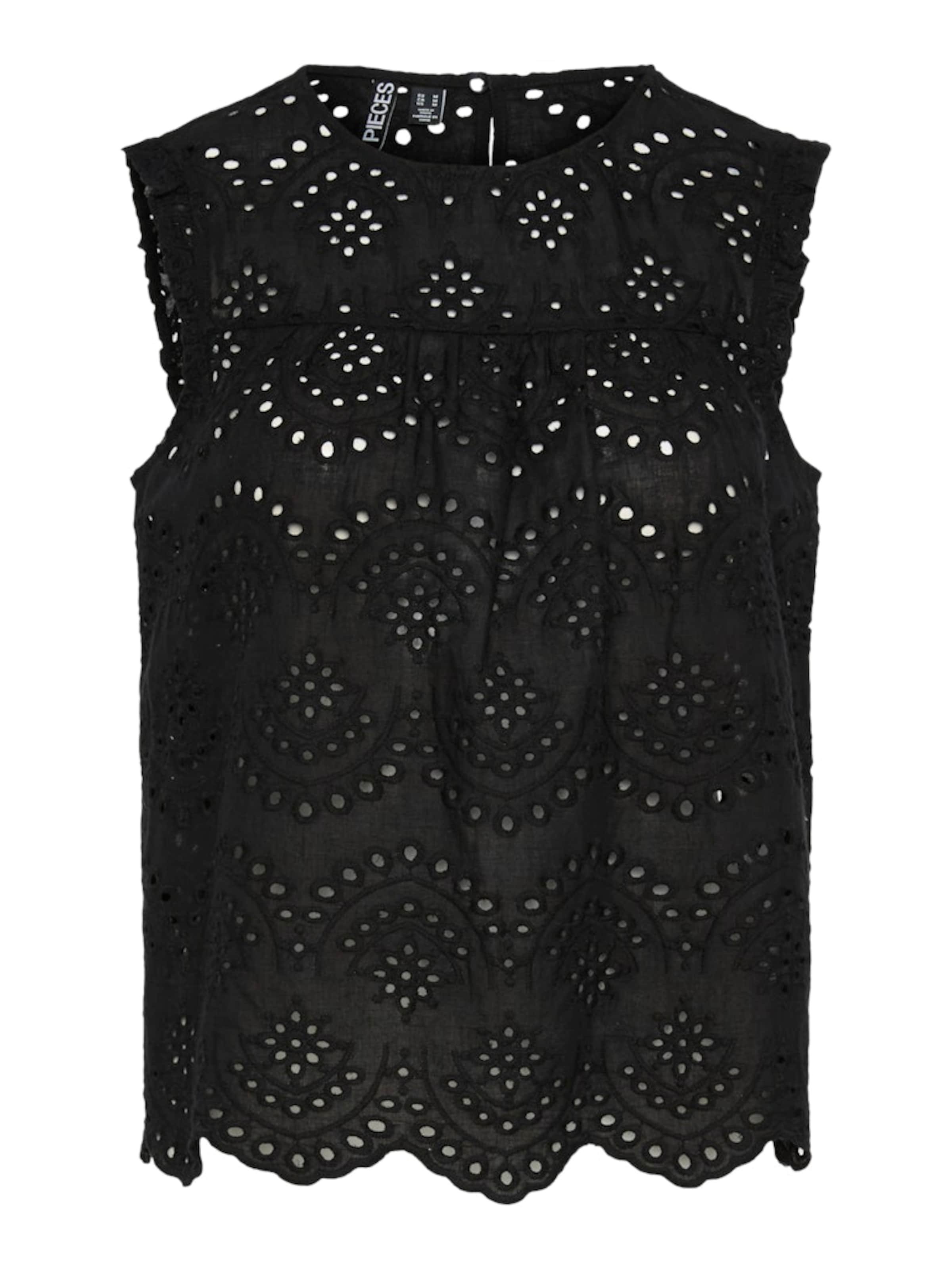 PIECES - Blusa 'PCVILDE' en negro: frente