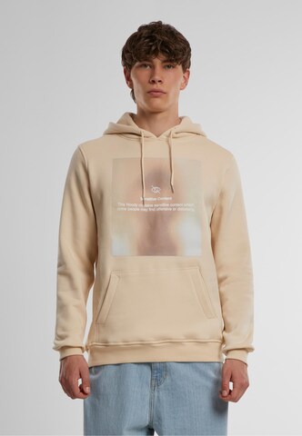 Mister Tee Sweatshirt 'Sensitive Content' in Beige