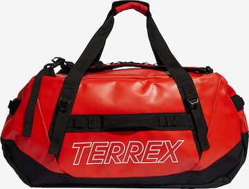 ADIDAS TERREX Travel Bag in Red: front