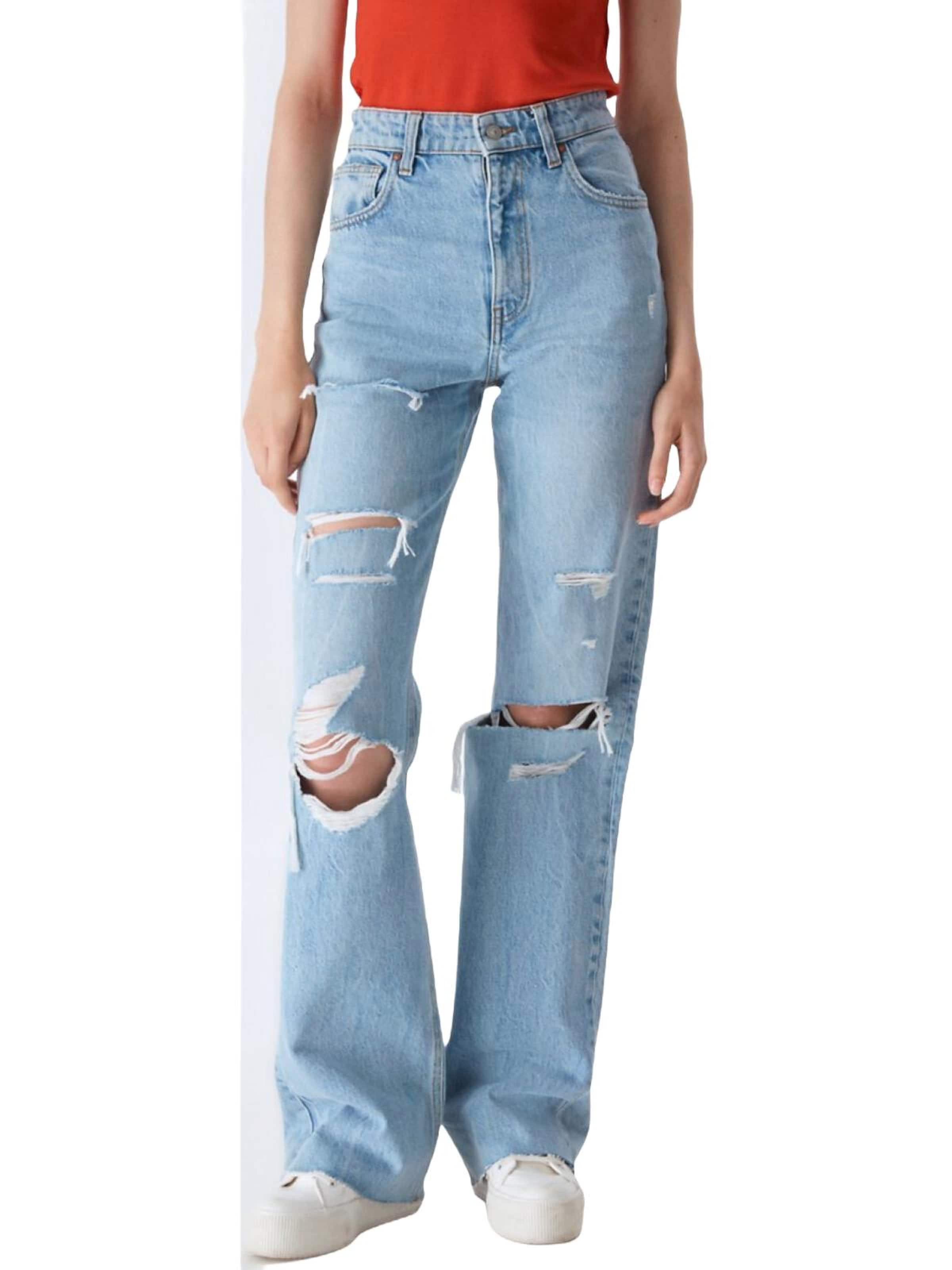 LTB Jeans Wide leg Jeans 'LTB Jeans Damen Danica High Waist Wide Leg Jeanshose' in Blauw