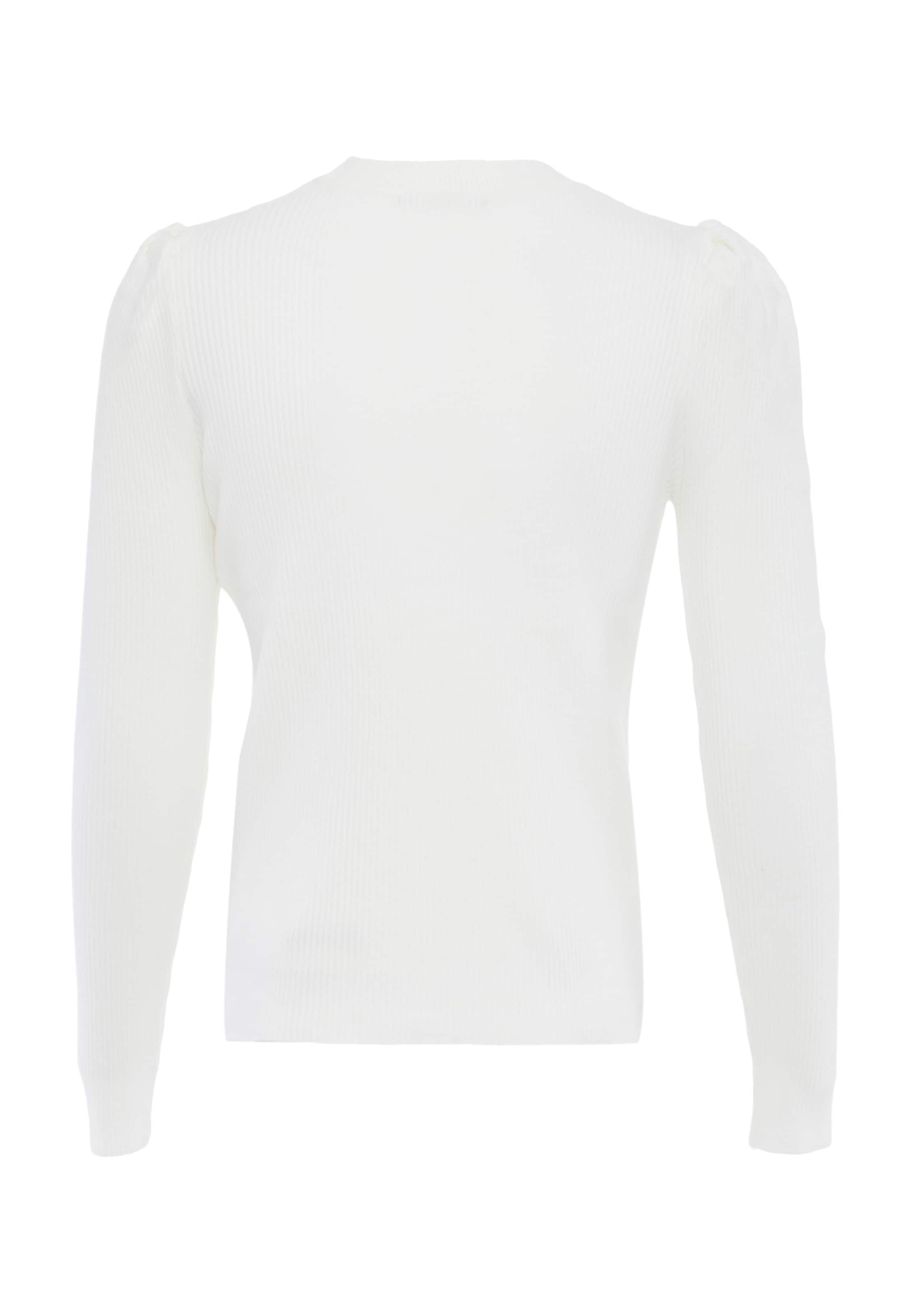Pull-over swirly en blanc