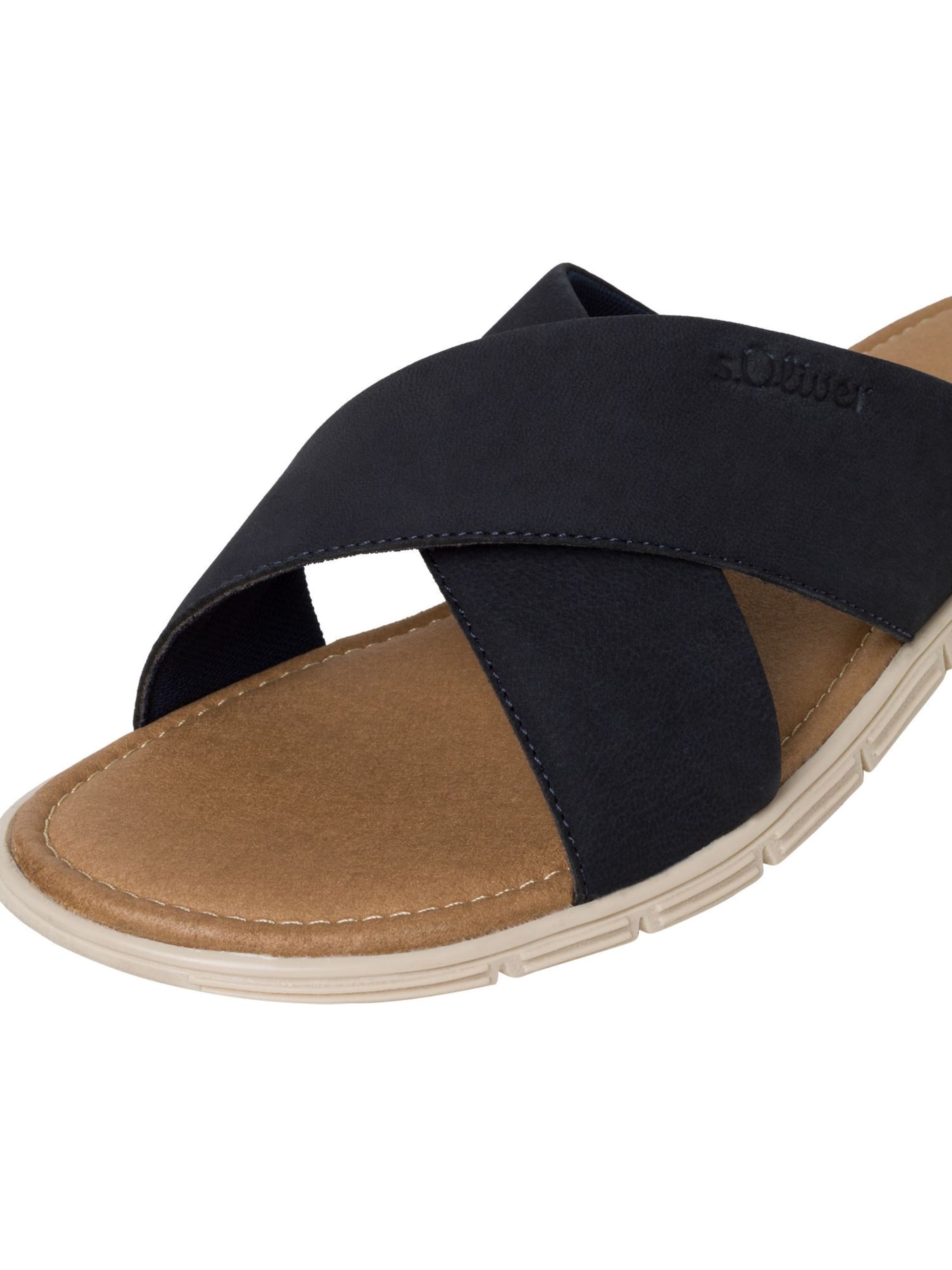 Tongs s.Oliver en bleu